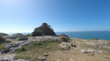 Algarve kıyısında lagos yakınındaki