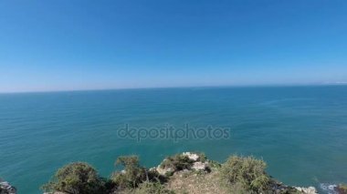 Algarve kıyısında lagos yakınındaki