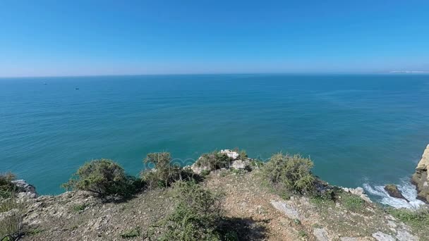 Evaristo Strand an der Algarve — Stockvideo