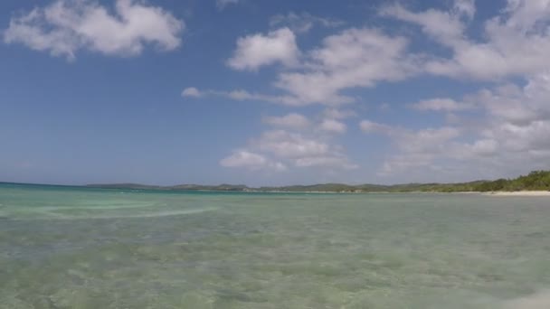 Exotische Caribische eiland — Stockvideo