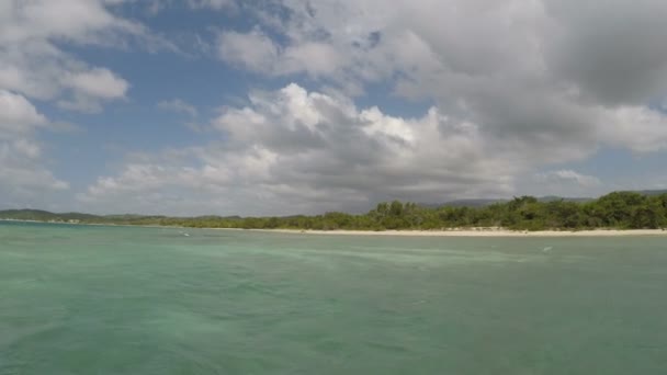 Exotische Karibik-Insel — Stockvideo