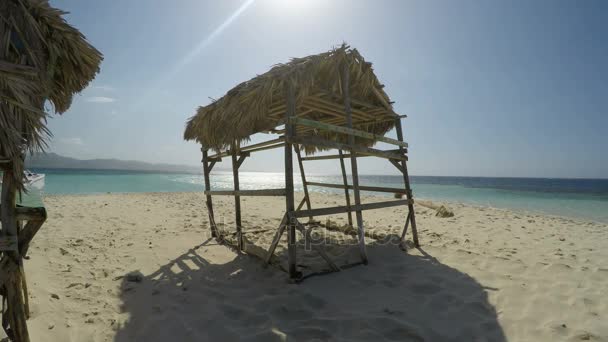 Traumhafter karibischer Strand — Stockvideo