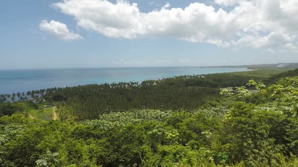 Viewpoint in samana — Stock Video