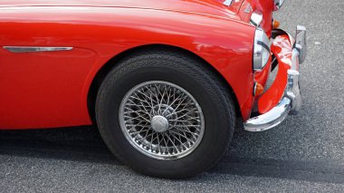 eski bir araba yakın çekim