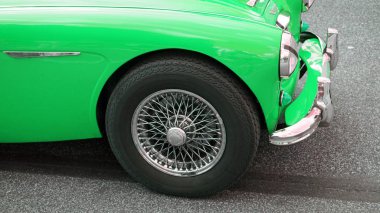 eski bir araba yakın çekim