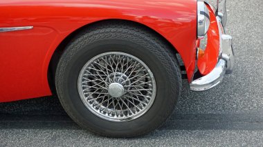 eski bir araba yakın çekim