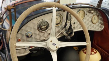 eski bir araba yakın çekim