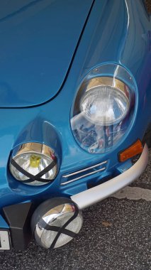 eski bir araba yakın çekim