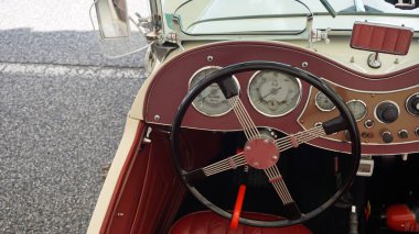 eski bir araba yakın çekim