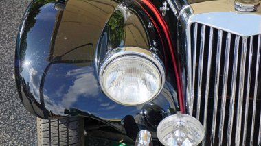 eski bir araba yakın çekim