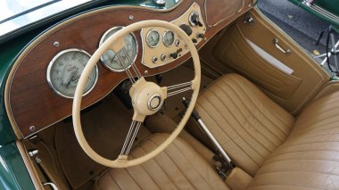 eski bir araba yakın çekim