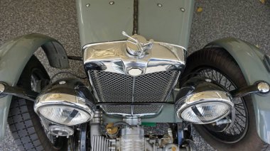 eski bir araba yakın çekim