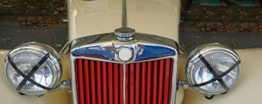 eski bir araba yakın çekim