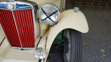 eski bir araba yakın çekim