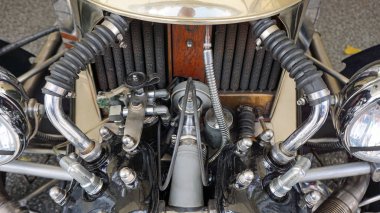 eski bir araba yakın çekim