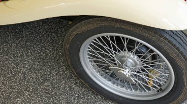 eski bir araba yakın çekim