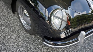 eski bir araba yakın çekim