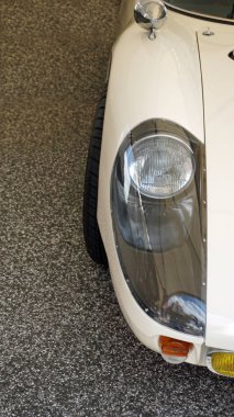 eski bir araba yakın çekim