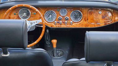 eski bir araba yakın çekim