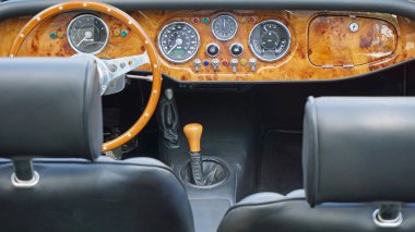 eski bir araba yakın çekim