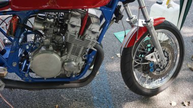 eski bir araba yakın çekim