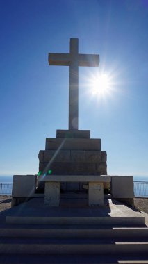 Dobruca tepedeki Hıristiyan çapraz
