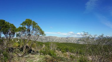 dubrovnik Hırvatistan alan dağ görünümünde