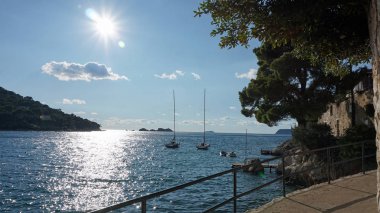 Hırvat şaşırtıcı doğal beach şehir dubrovnik