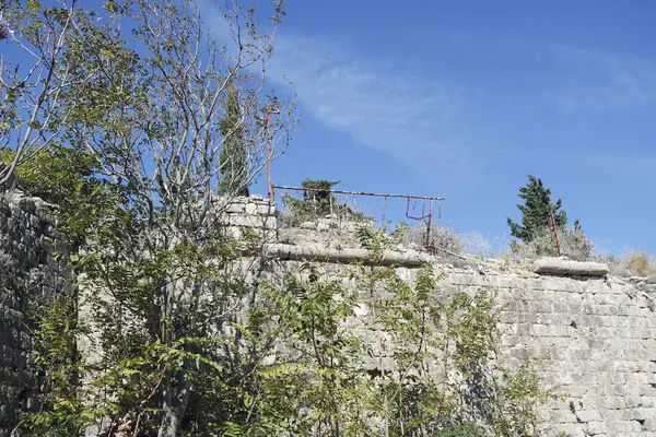 De mening van de berg op het gebied van dubrovnik in Kroatië — Stockfoto