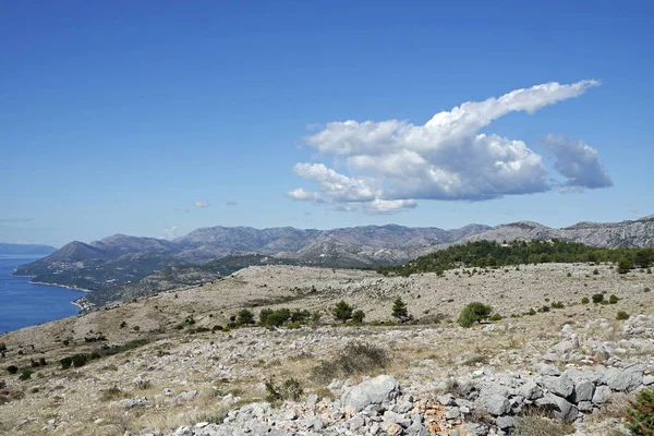 Καταπληκτική θέα από το τελεφερίκ του Ντουμπρόβνικ — Φωτογραφία Αρχείου