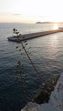 Beach promenade Split Hırvatistan