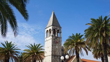 Kilise Trogir Hırvat şehirdeki