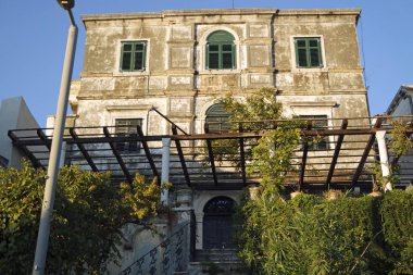 Hırvat kasaba Dubrovnik'in eski evleri