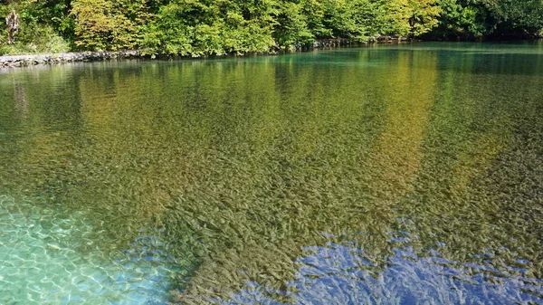 Дивовижний краєвид на Плітвицьких озер в Хорватії — стокове фото