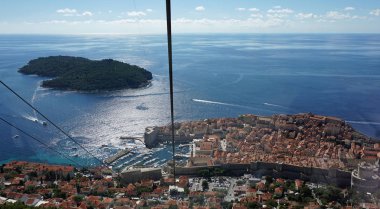 dubrovnik teleferik şaşırtıcı görünümünden