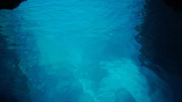 Grotta blu da bisevo in croazia — Foto Stock