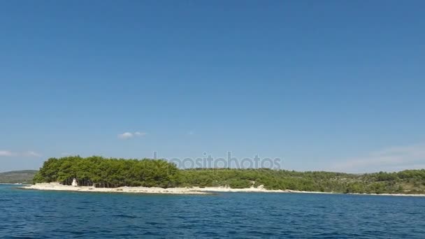 Mooie kust van Kroatië — Stockvideo