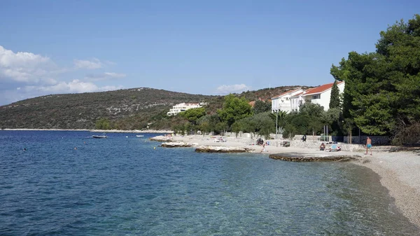 Island trogir in the mediterrenean sea of croatia — Stock Photo, Image