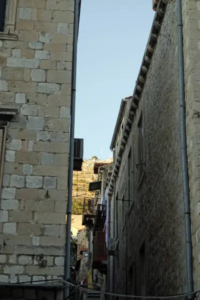 Casco antiguo histórico de dubrovnik en croacia — Foto de Stock