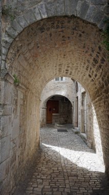 Hırvat şehir Trogir eski şehir