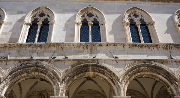 Historické staré město Dubrovník v Chorvatsku — Stock fotografie