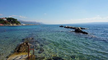 Beach promenade Split Hırvatistan