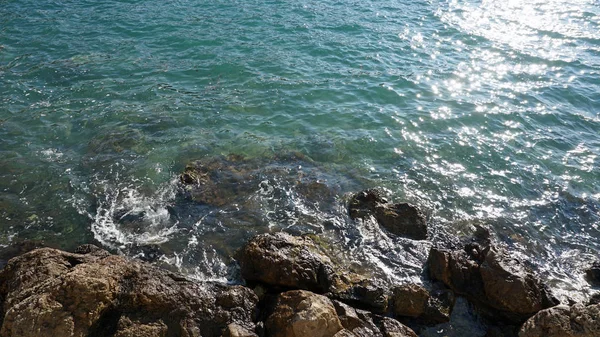 Plage naturelle incroyable dans la ville croate dubrovnik — Photo