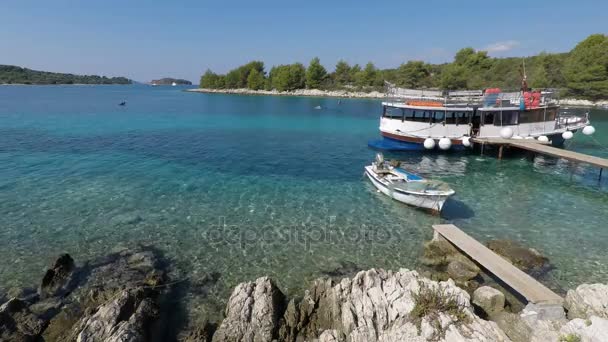 クロアチア トロギル島 — ストック動画