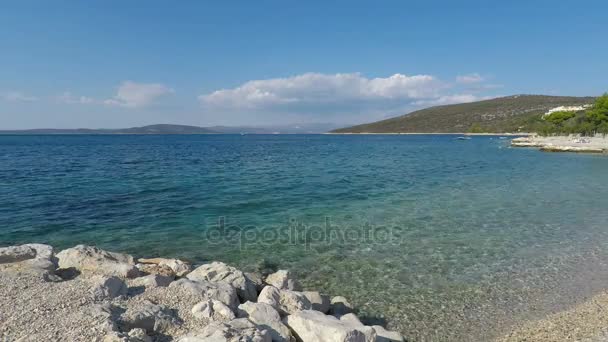 特罗吉尔海岛在克罗地亚 — 图库视频影像