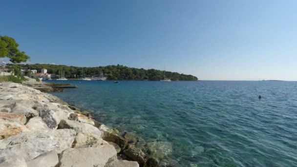 Trogir island in croatia — Stock Video