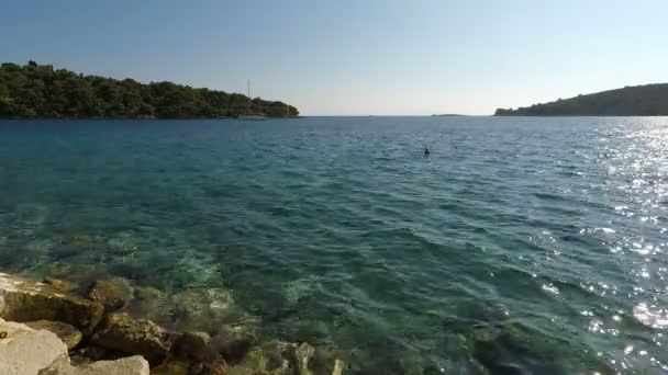 Ilha de trogir na croácia — Vídeo de Stock