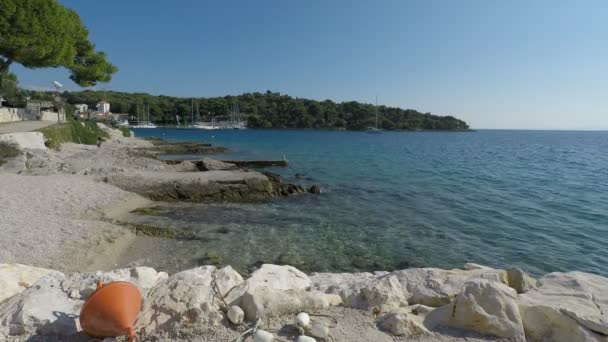 Trogir island in croatia — Stock Video