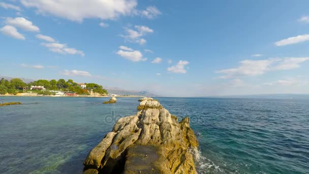 Spiaggia di split in croazia — Video Stock