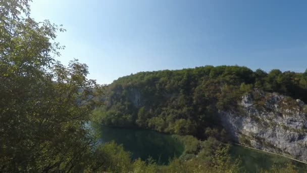 Водопад Плитвицы — стоковое видео